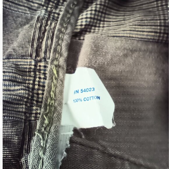 Gap Plaid Four Pockets Knit 90s Retro Casual Button Zip Mini Skirt Size 2 - Picture 8 of 8